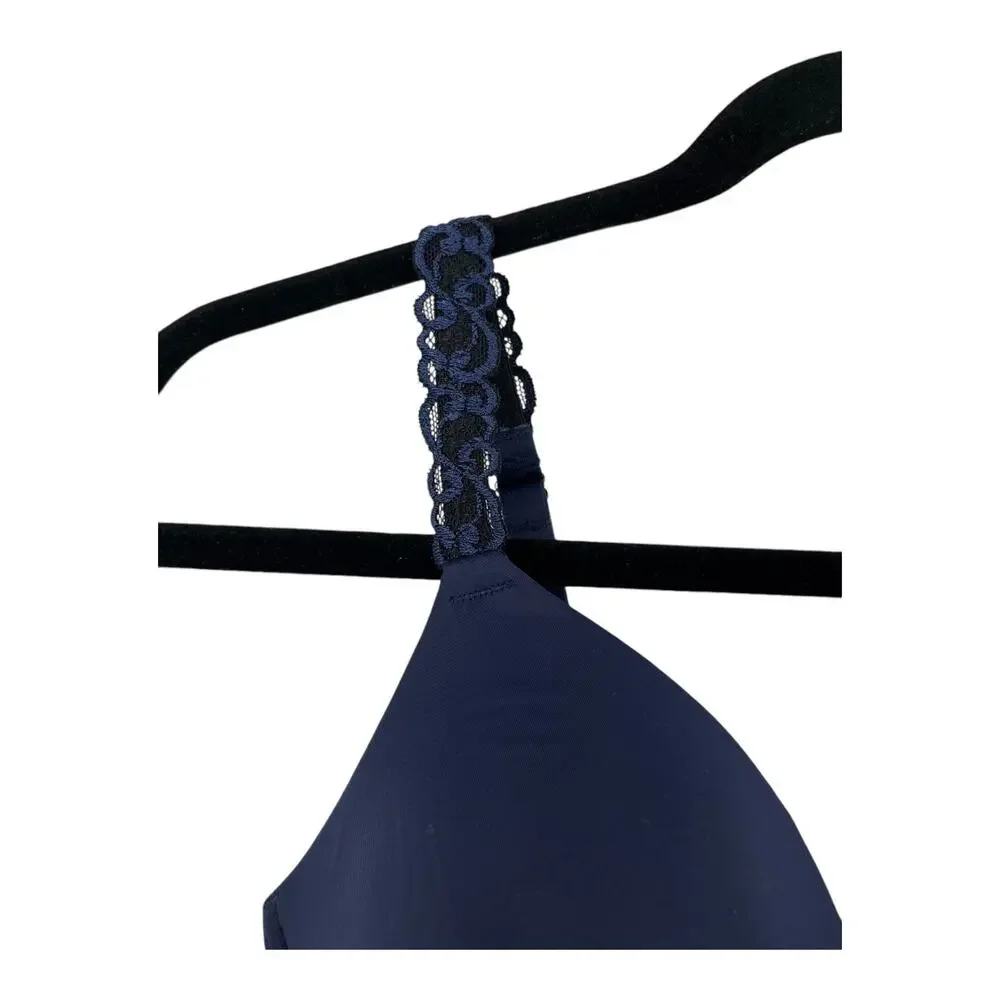 Natori T-shirt bra 732080 Pure Luxe underwire dark blue size 32G